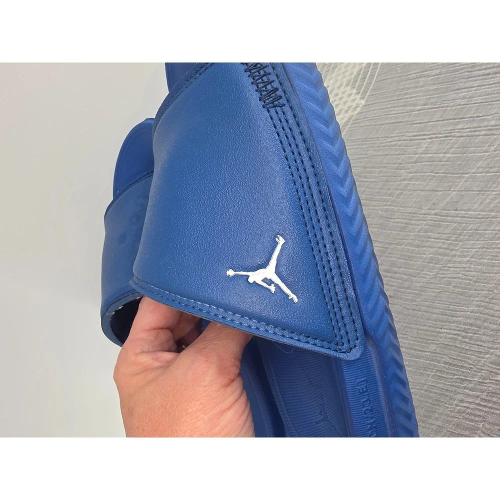 Jordan 23 Engineered Slides Royal Blue Kids Youth Sandals Jumpman Logo